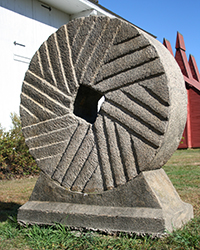 mill stone at boothe memorial park